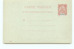 Entier  Carte-postale   Groupe 10 Cent Carmin Datée Neuve - Briefe U. Dokumente