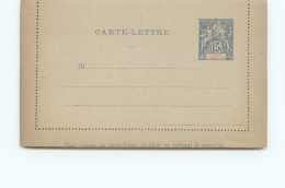 Entier Carte-lettre  15 Cent. Type Groupe Neuve - Postal Stationery