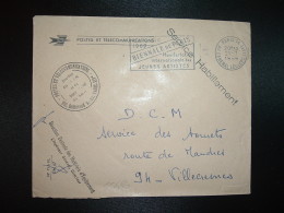 LETTRE P ET T OBL.MEC.21-7-1969 PARIS 14 + DIRECTION CENTRALE DES MATERIELS D'EQUIPEMENT - Frankobriefe