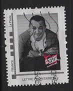 Timbre Personnalise Oblitere - Lettre Prioritaire 20g - Les Restaurants Du Coeur - Coluche - Used Stamps