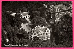 Kasteel Staverden Bij Ermeloo - Vue Aérienne - Uitg. Boekhandel J.J. LOOT - VAN LEER'S - Ermelo