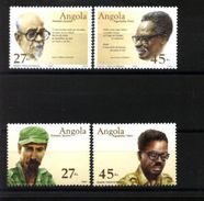 ANGOLA, 2003, HOMAGE TO AGOSTINHO NETO AND ANTONIO JACINTO, CE#1091-94 MNH - Angola