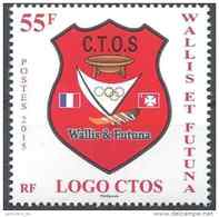 2015 WALLIS FUTUNA 839** Comité Sports, Logo - Unused Stamps