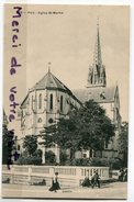- 208 - PAU - ( B.-Pyr. ) Eglise Saint Martin, Animation, Non écrite, Petit Format, Cliché Peu Courant, TTBE, Scans.. - Pau