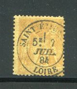 FRANCE- Y&T N°92- Oblitération De SAINT ETIENNE (loire) Du 7/7/1884 - 1876-1898 Sage (Tipo II)