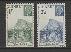 GUINNÉE FRANÇAISE ,N°176-177 "GUÉ À KITIM ET  PETAIN " - Used Stamps