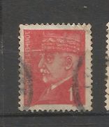 N° 514  Maréchal Pétain Type Hourriez 1 Fr   Oblitéré Timbre  FRANCE 1941 1942 Oblitéré Deux Galons Devant Le Képi - Used Stamps