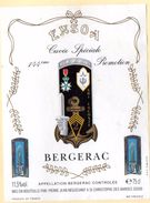 Etiquette De Vin De Bergerac, Cuvée Spéciale ENSOA 144ème Promotion. - Bergerac