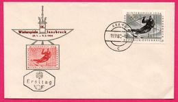 FDC - J.O. - Ski - Winterspiele Innsbruck 1964 - Axams 1963 - Ersttag - Winter 1964: Innsbruck