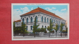 Public Library  --Rhode Island > Providence---  Ref-2613 - Providence
