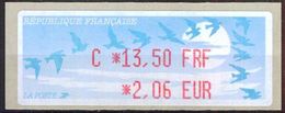 FRANKREICH 1999 Mi-Nr. ATM 13.1.1 B Z4 AUTOMATENMARKE ** MNH - 1990 « Oiseaux De Jubert »