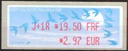 FRANKREICH 1999 Mi-Nr. ATM 13.1.1 B Z6 AUTOMATENMARKE ** MNH - 1990 « Oiseaux De Jubert »