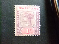 LEEWARD 1890 Reine VICTORIA Yvert N 2 * MH - Leeward  Islands