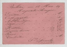 Bulletin Scolaire 1859 Rougier Laroche - Diploma's En Schoolrapporten