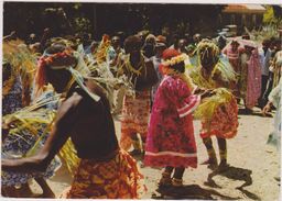 Nouvelle Calédonie,nouméa,archipel D'océanie,océan Pacifique,prés De L'australie,DANSE,FETE,PILOU,CARTE PHOTO CALE - Nueva Caledonia