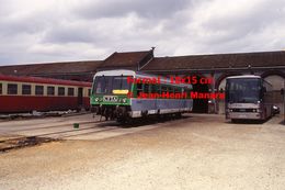 Reproduction Photographie D'un Train CFTA Autorail Léger A2E à Carhaix En 1994 - Non Classificati