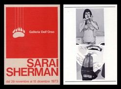 Catalogo SARAI SHERMAN Disegni. Galleria Dell'Orso - Milano Dal 29 Novembre Al 15 Dicembre 1973 - Arts, Architecture