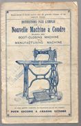 Mode D'emploi  MACHINE A COUDRE  (PPP5456) - Supplies And Equipment