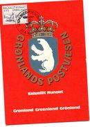 Tarjeta De Groedlandia. 1984. - Covers & Documents