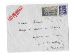 PARIS – Bureau  « Gare Saint Lazare »LSE  - Affrancht. P.A. « PARAGUAY » à 20F.90 (21.8.19 - 1927-1959 Cartas & Documentos