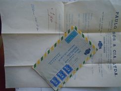 D151228Brazil Brasil - Cover Paulo SOS & CIA. LTDA Sao Paulo 1965 To Hungary - Briefe U. Dokumente
