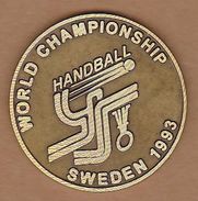 AC - 1983 WORLD HANDBALL CHAMPIONSHIP MEDAL SWEDEN - Balonmano