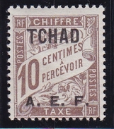 Tchad Taxe N° 2 Neuf * - Unused Stamps