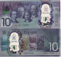 CANADA Newly Issued $ 10     Polimer    2017      UNC - Kanada