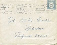 SWEDEN # MILITARY BRIEF   SEND FROM TRANÅS  20.5-1943 - Militares