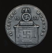★★ RARE GERMAN  WAR- MEDAL- BADGE,1933  Diameter (4,5 Cm ) **42 Gr. HEAVY - Autres & Non Classés