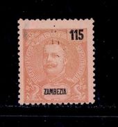 ! ! Zambezia - 1903 D. Carlos 115 R - Af. 51 - No Gum - Zambezië