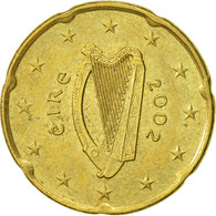 IRELAND REPUBLIC, 20 Euro Cent, 2002, TTB, Laiton, KM:36 - Irlanda