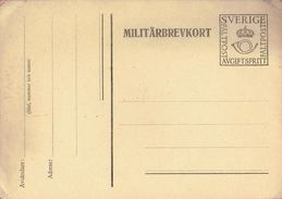SWEDEN #  MILITARY CARD - Militaire Zegels