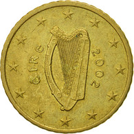 IRELAND REPUBLIC, 50 Euro Cent, 2002, TTB, Laiton, KM:37 - Irlanda