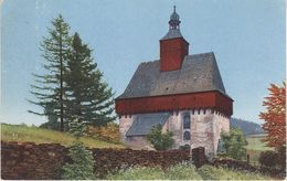 NOD Photochromie AK Kirche Großrückerswalde Marienberg Wolkenstein Wiesenbad Jägerhof Rehefeld Serie I Nenke Ostermaier - Wolkenstein