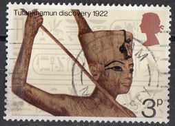 Gran Bretagna 1972 Sc. 668 Head Of Tutankhamen As Fisherman Great Britain Inghilterra Used - Egittologia