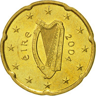 IRELAND REPUBLIC, 20 Euro Cent, 2004, TTB+, Laiton, KM:36 - Ierland