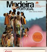 Portugal ** & Carteira Anual Da  Madeira, Flores Regionais, Tudo Em Selos 1982 (871) - Ganze Jahrgänge