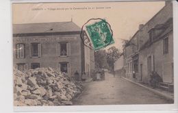 (77) LORROY .Village Détruit Par La Catastrophe Du 21 Janvier 1910 (Marchand De Vin, Mercerie BEAULIEU ) Animée - Other & Unclassified