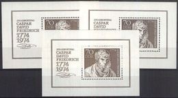 DDR 1974 Mi-Nr. Block 40 3 Stück ** MNH - 1971-1980