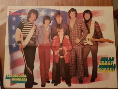 Poster Les Osmonds Brothers - Crazy Horses - Supplément Gratuit Au N°14 De Stéphanie - Manifesti & Poster