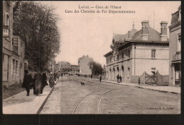 DD1578  FRANCE  LAVAL GARE DE LÓUEST GARE DES CHEMINS DE FER DEPARTEMENTAUX  POSTCARD - Laval