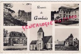 78 - GAMBAIS - SOUVENIR CHATEAU DE VITRY-EGLISE- MAISON RATP- VILLA LANDRU-CHATEAU DE NEUVILLE - Autres & Non Classés