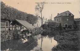 CPA Laveuses Lavandières Non Circulé Métier Pont L'évêque Moulin à Eau - Kunsthandwerk