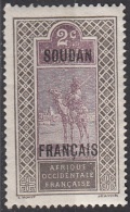 22 Sudan Francese 1921 Camel And Rider Nuovo - Neufs