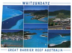 (681) Australia - QLD - Whitsundays (with Stamp At Back) - Great Barrier Reef