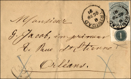 TRINIDAD E TOBAGO 1891 - Envelope From Trinidad October 20, 1891 To Orleans (France), Franked With 4... - Altri & Non Classificati