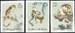 1963 - Momkeys, Complete Imperforated Set Of 3 Stamps (1498/1500), O. G. Never Hinged. ... - Altri & Non Classificati