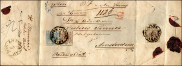AUSTRIA 1855 - 6 Kr. Bruno, Due Esemplari, Uno Al Verso, E 9 Kr. Azzurro, Tutti Carta A Macchina (4/... - Europe (Other)