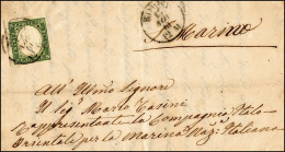 INCOMING MAIL 1861 - 5 Cent. Verde Oliva Chiaro Della IV Emissione Di Sardegna (13Ca), Sfiorato A De... - Other & Unclassified